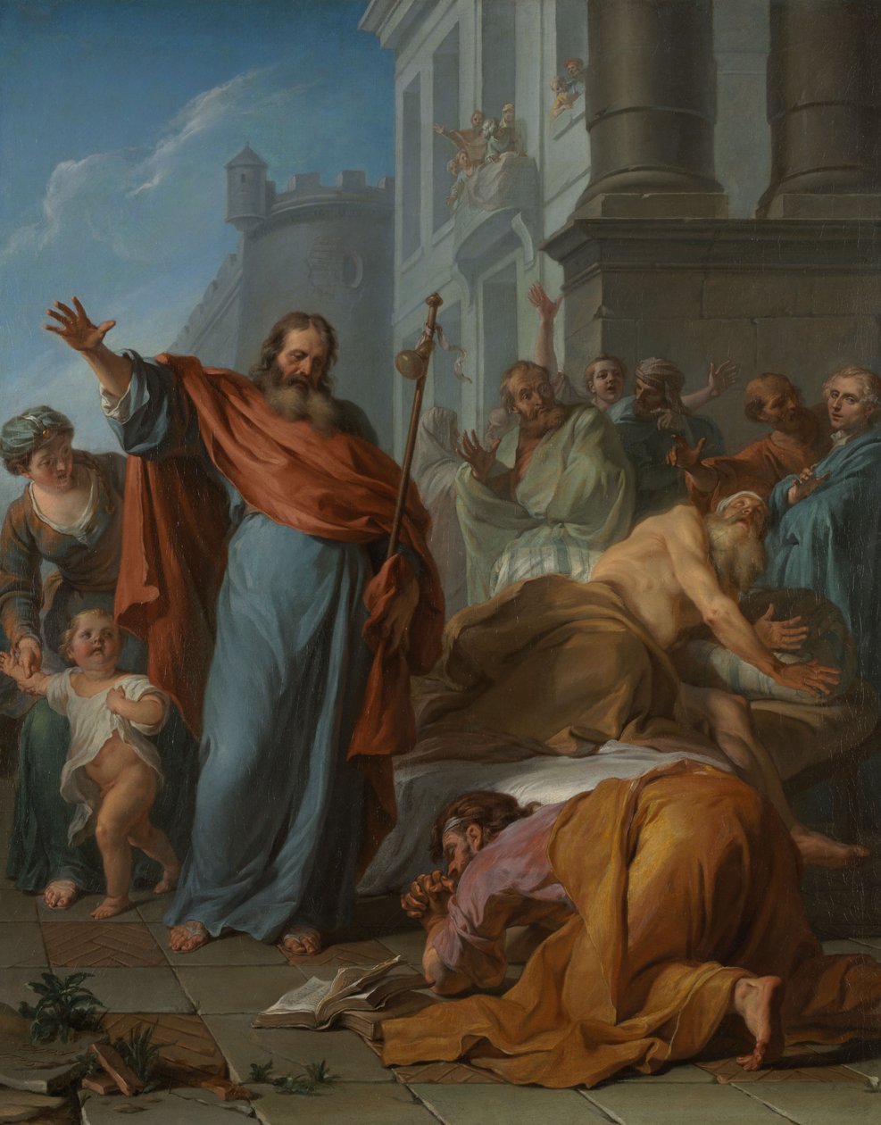 Os milagres de São Tiago Maior, 1726 de Noel Nicholas Coypel