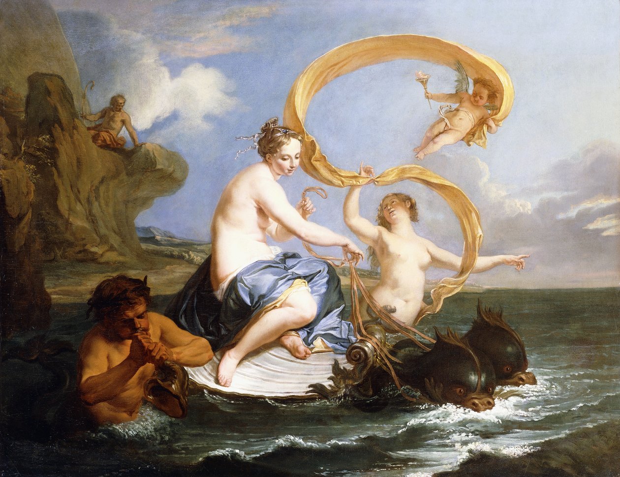O triunfo de Galatea, c.1727 de Noel Nicholas Coypel