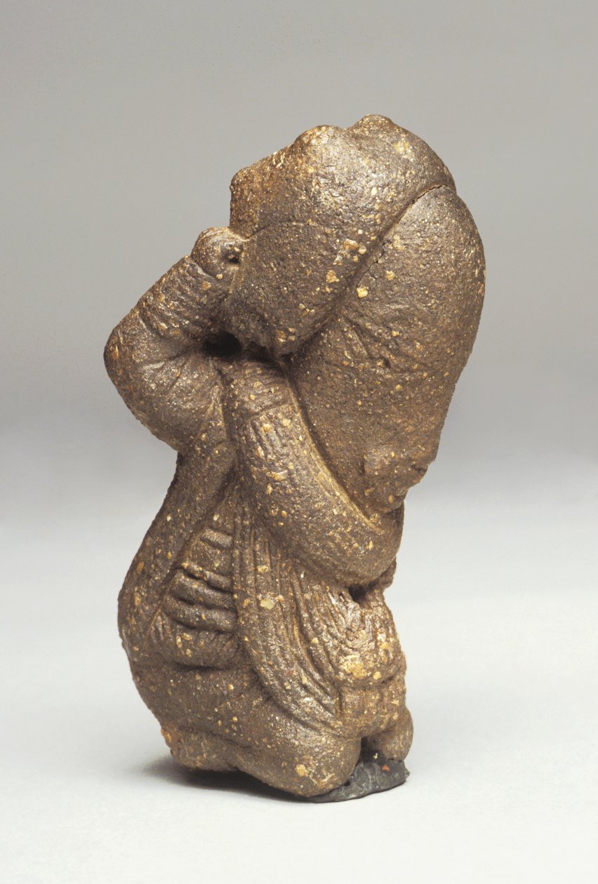 Homem ajoelhado, c.800 aC-200 dC (terracota) de Nok Culture