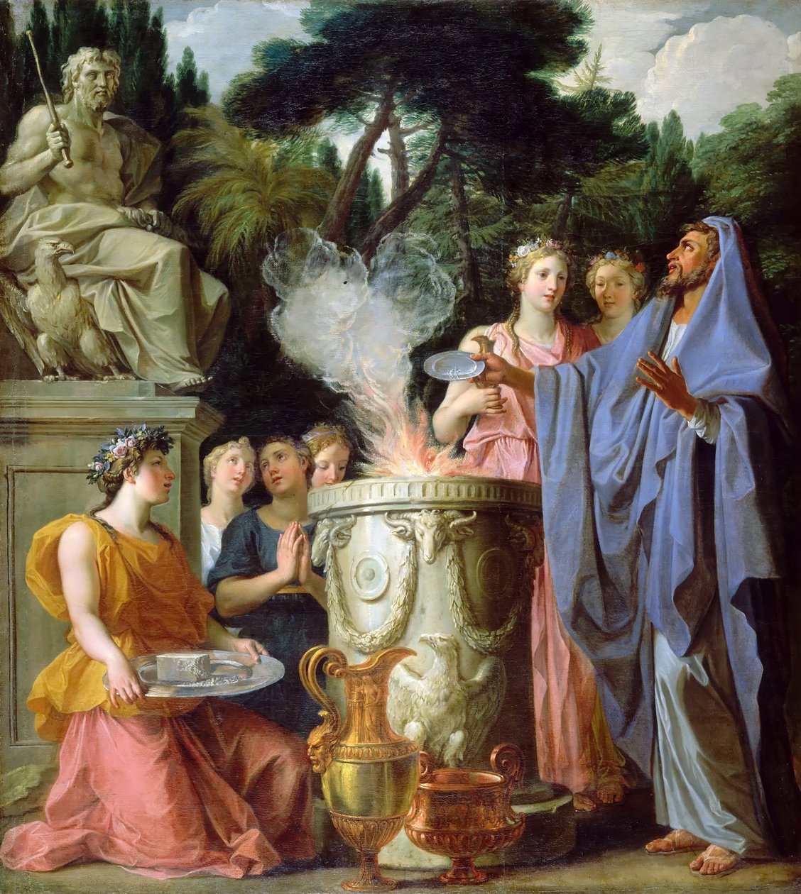 Sacrifício a Júpiter de Noël Coypel