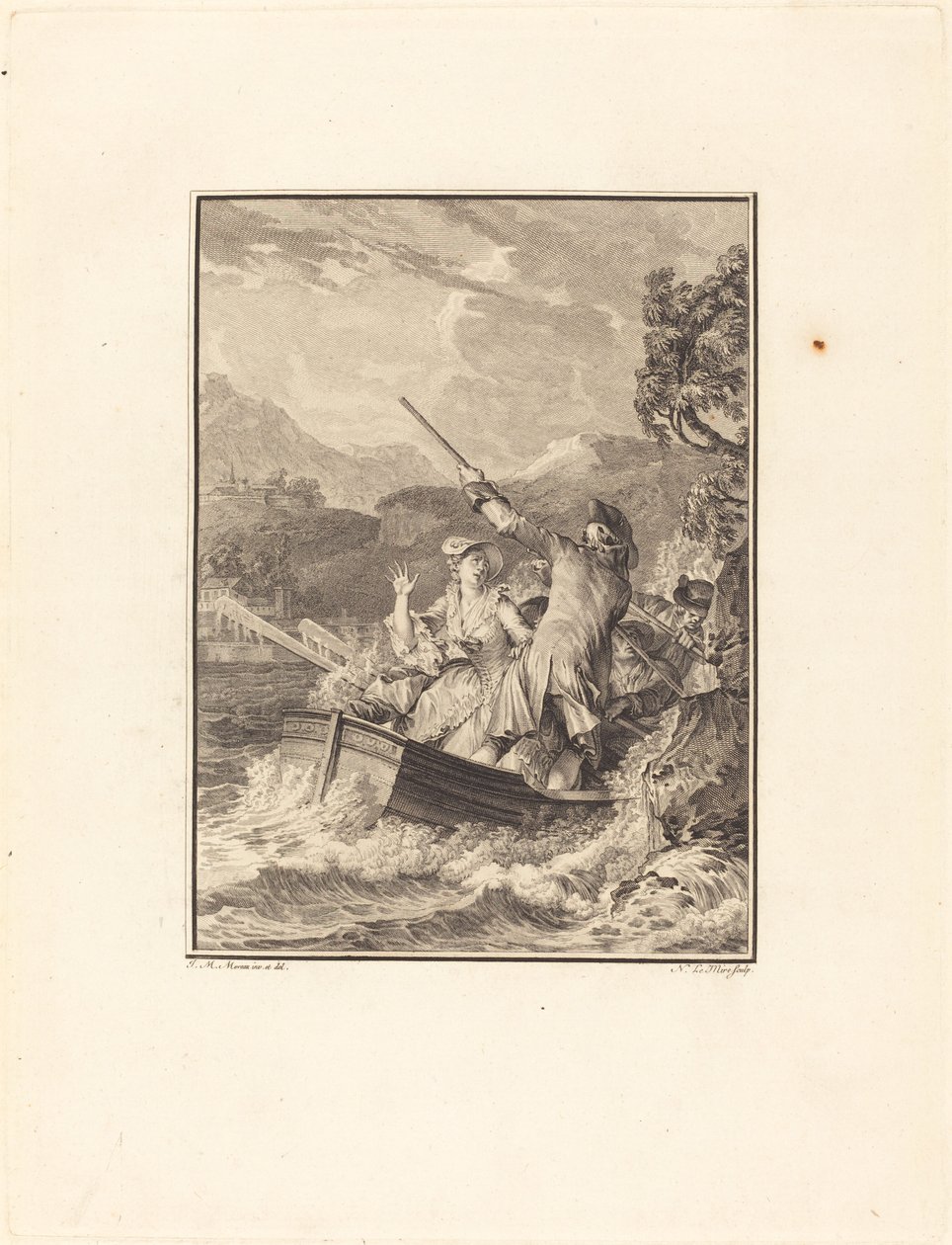 A casca de Noël Le Mire after Jean Michel Moreau