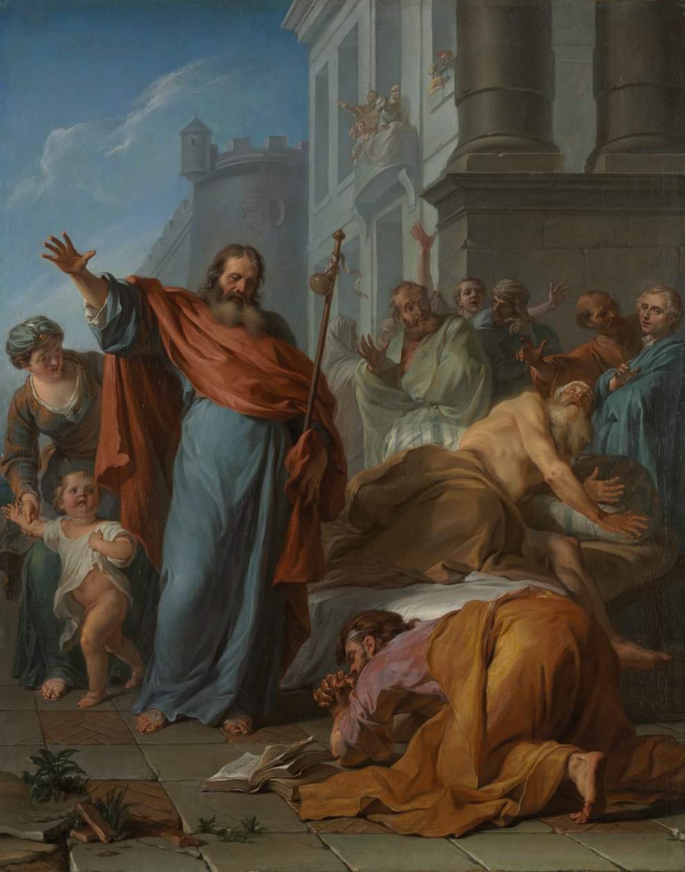 Os Milagres de São Tiago Maior de Noël Nicolas Coypel