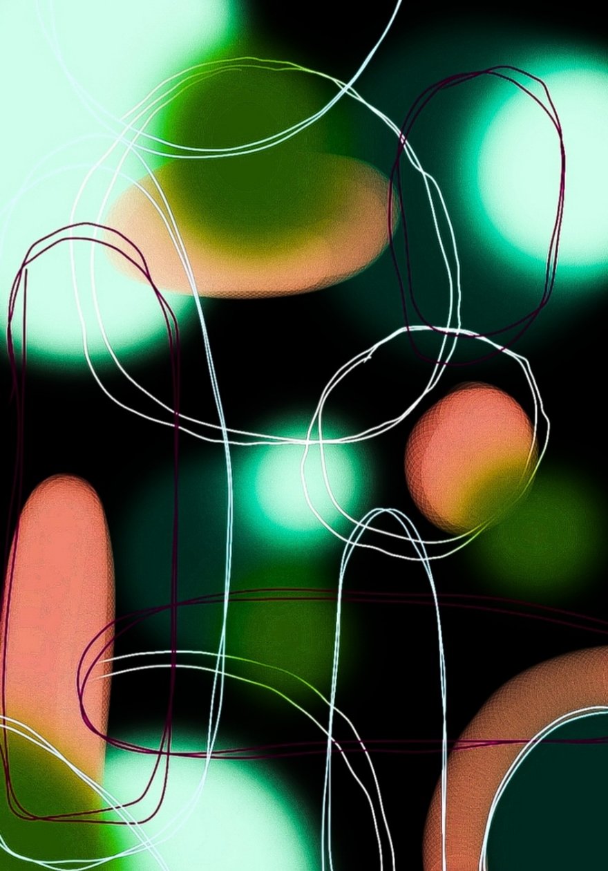 Pintura Abstracta No.01 de Nomi Morina