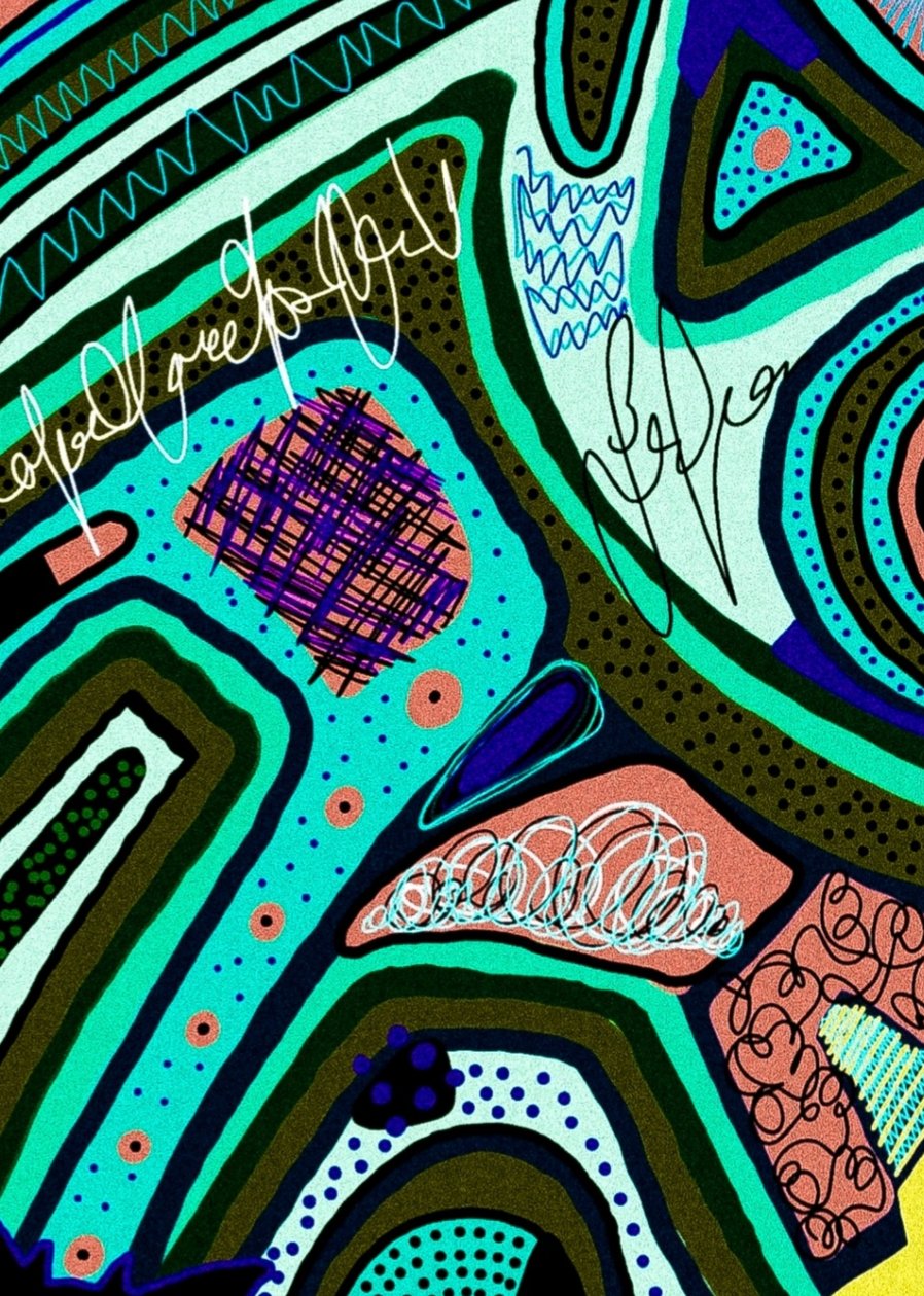 Pintura Abstracta No.05 de Nomi Morina