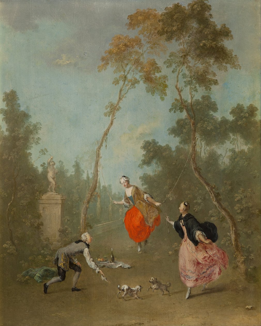 Senhora em um balanço de Norbert Joseph Carl Grund