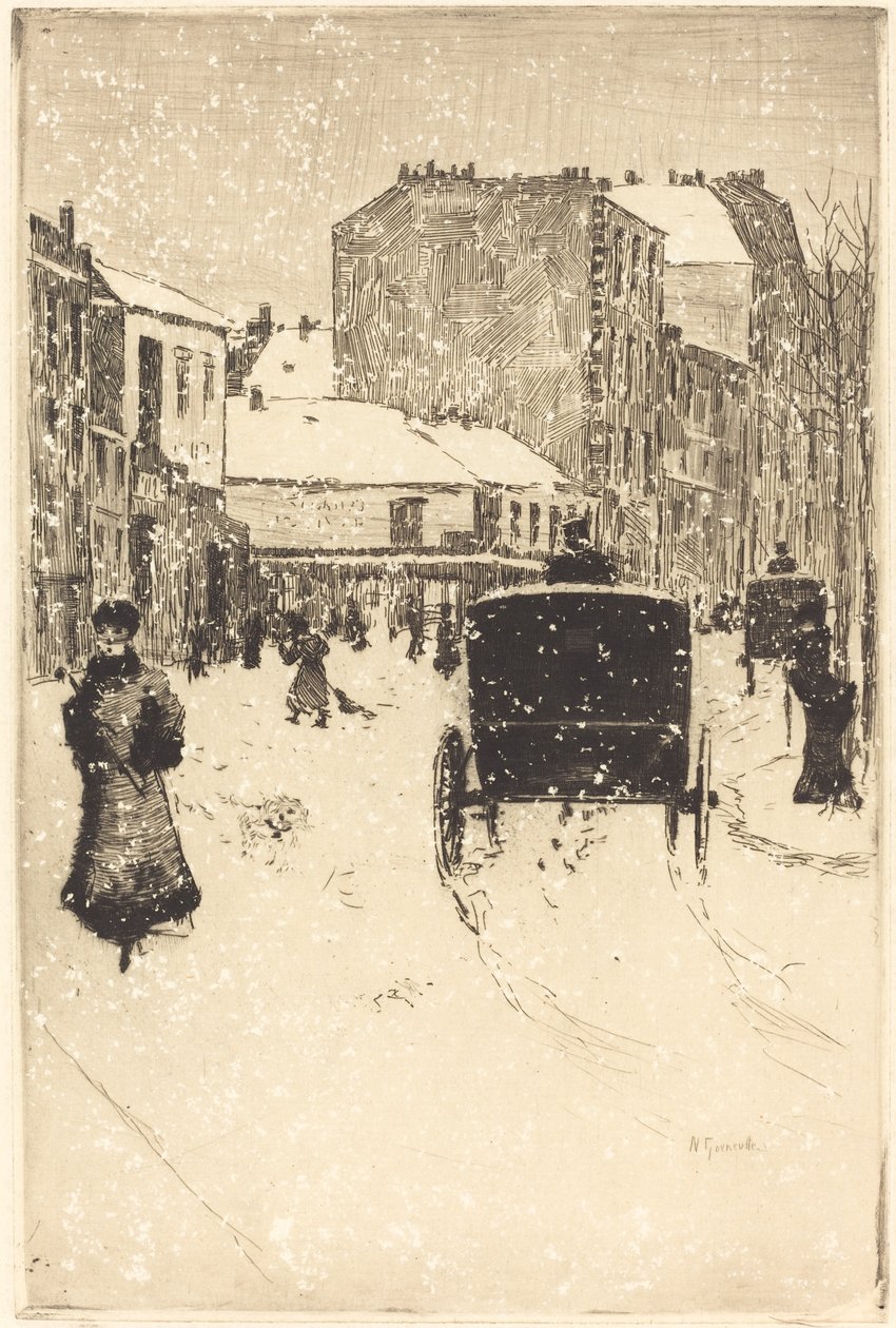 Boulevard Clichy na neve de Norbert Goeneutte