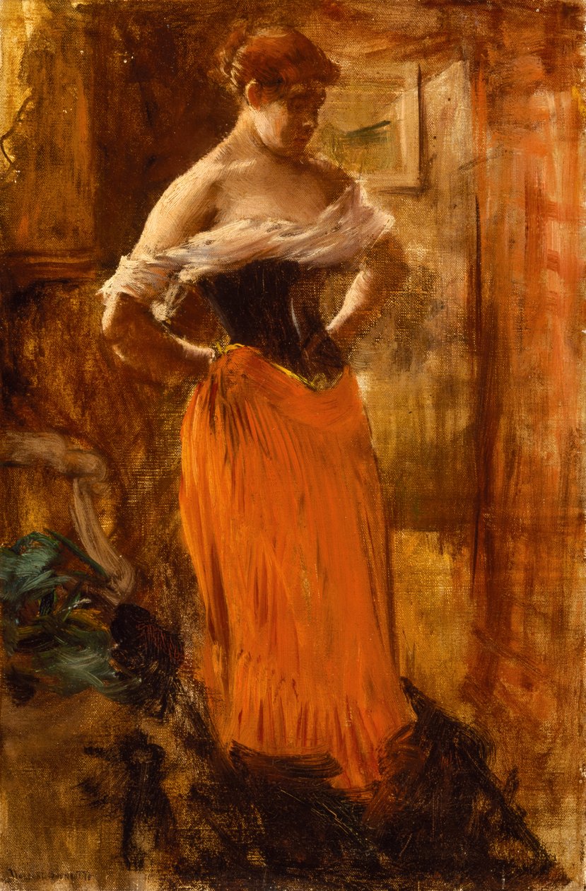 A Sanita (óleo sobre tela) de Norbert Goeneutte