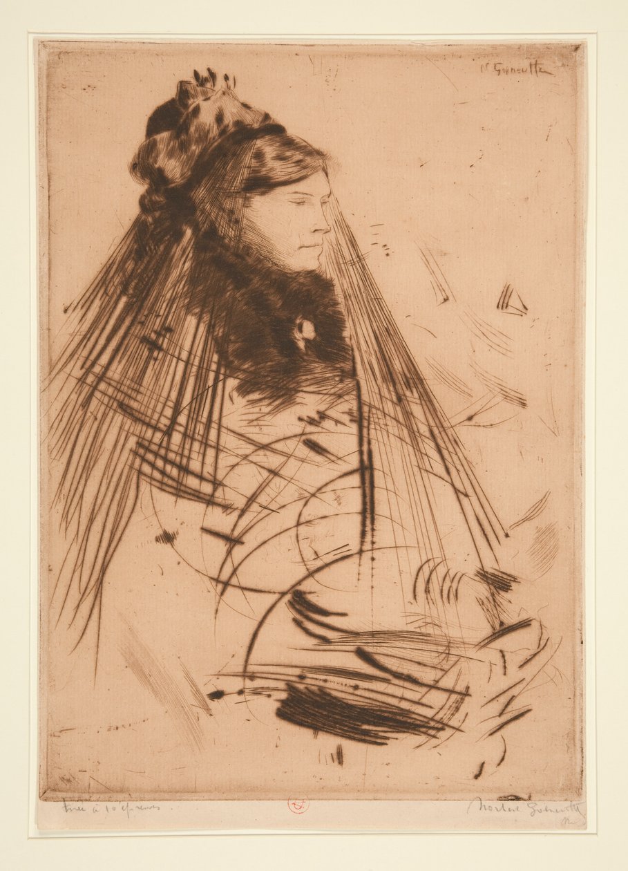 Senhora de luto de Norbert Goeneutte