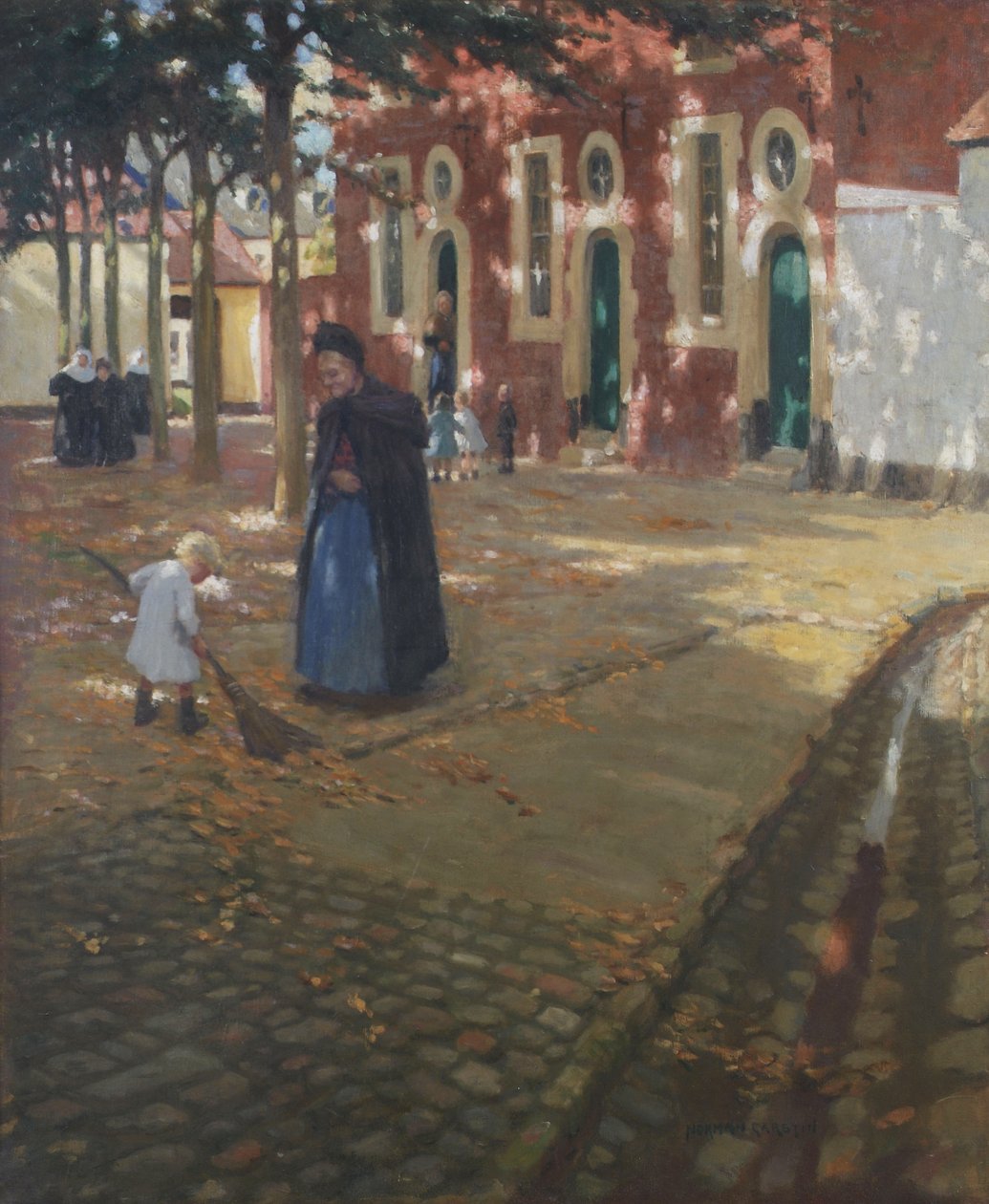 Sol no Beguinage de Norman Garstin