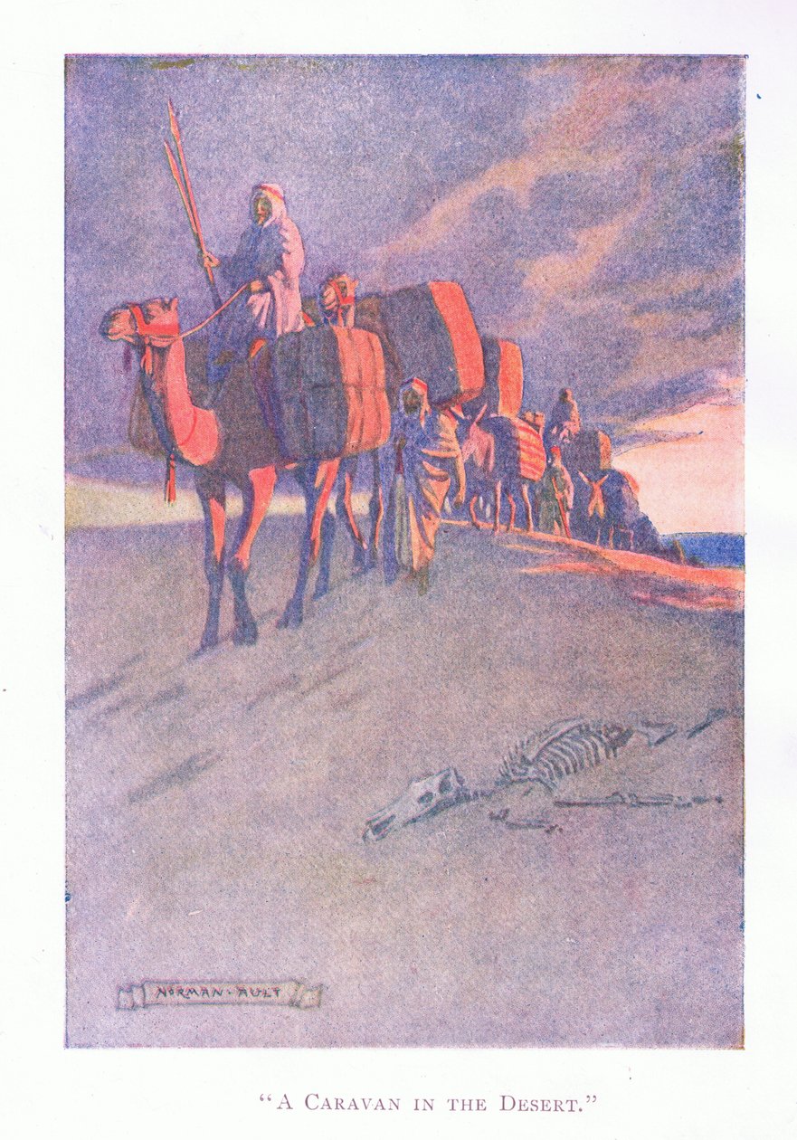 Uma caravana no deserto de Norman Ault