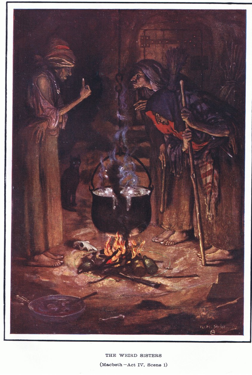 As irmãs estranhas (MacBeth) de Norman Mills Price