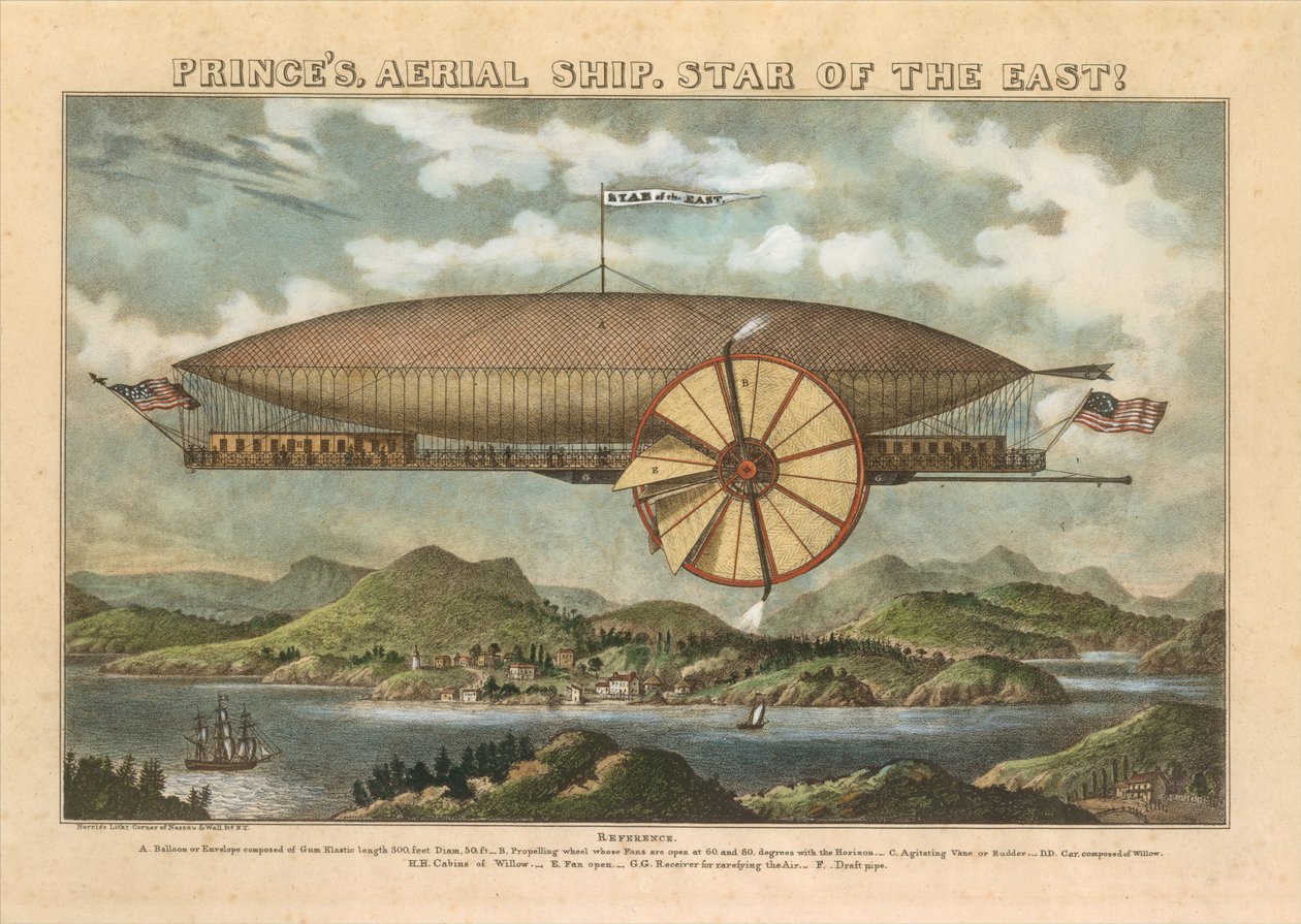 Navio Aéreo do Príncipe. Estrela do Oriente!, Século XIX., Século XIX. de Norris