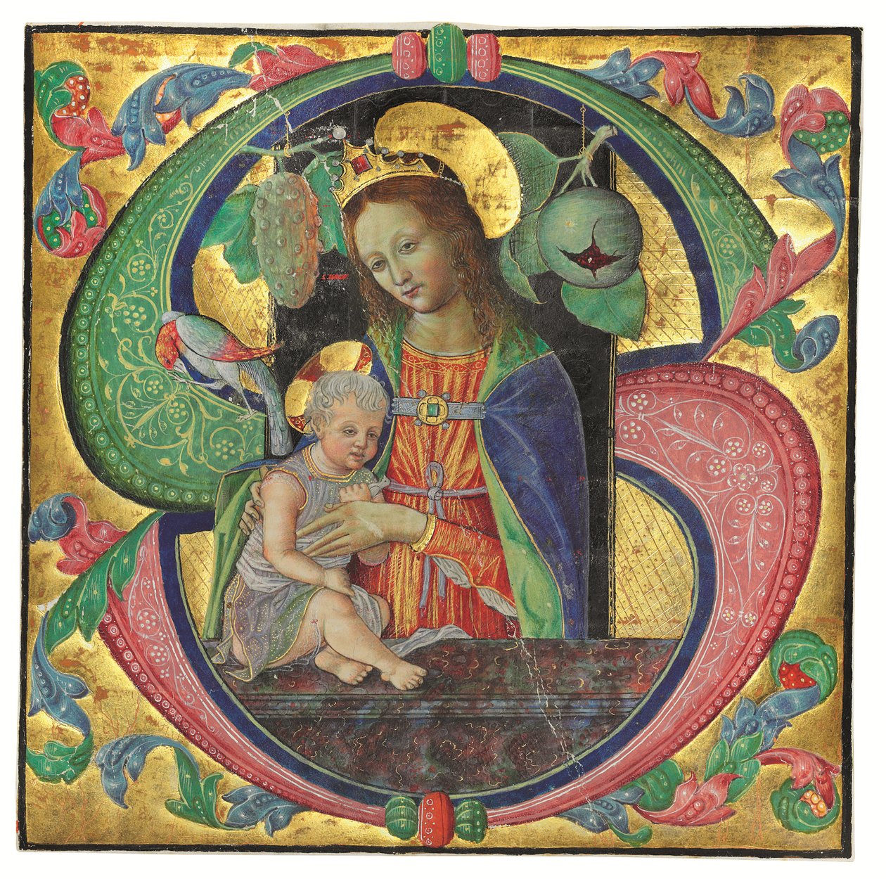 Madonna e criança, provavelmente Milão, c.1490 de Northern Italian School