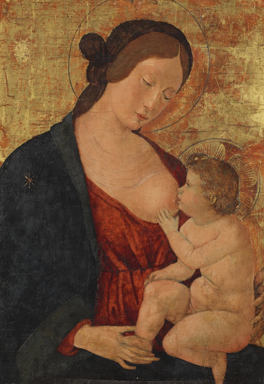 Virgem e Criança, século XV de Northern Italian School