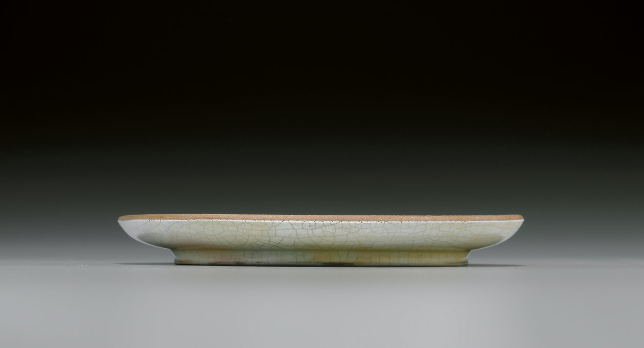 Prato Raro Ruyao (cerâmica) (ver também 466678 e 466679) de Northern Song Dynasty Chinese School
