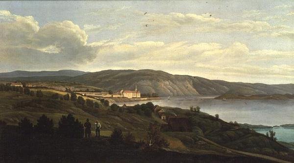 A View of Christiania, c.1830 de Norwegian School