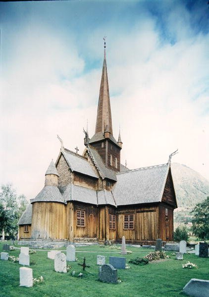 Igreja Lom stat (Stavkyrkje) de Norwegian School