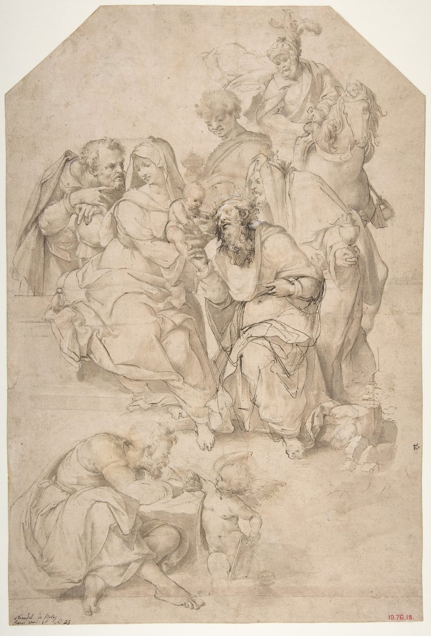 A Adoração dos Magos, 1500-1571 de Nosadella
