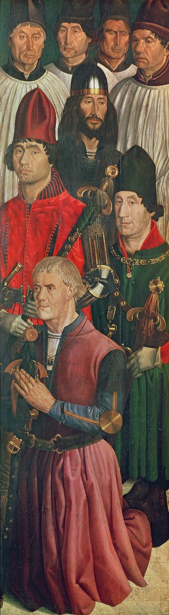 Painel dos Cavaleiros, do Polyptych de St. Vincent, c.1465 de Nuno Goncalves or Gonzalvez