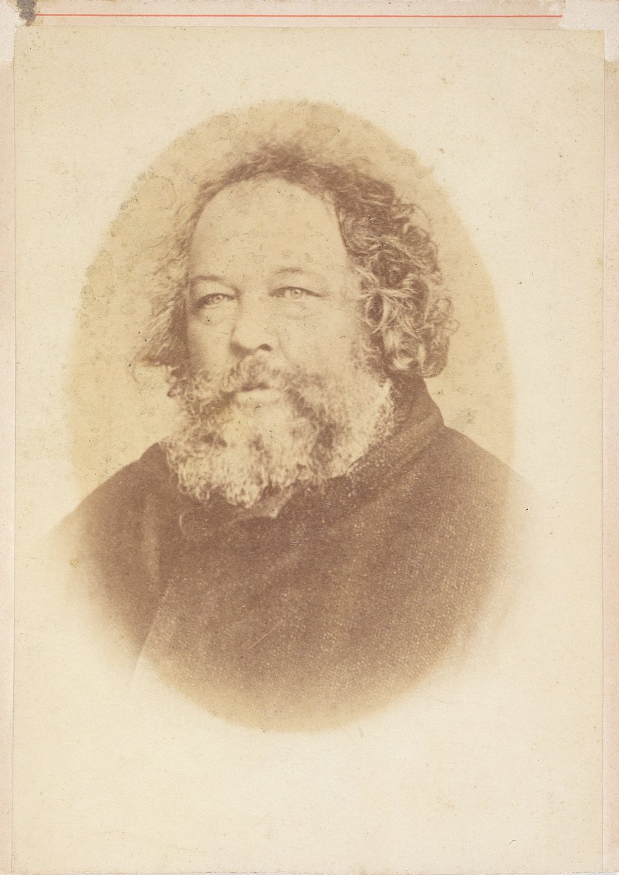 Retrato de Mikhail Alexsandrovich Bakunin (1814-1876), por O.Meistring, Genebra, 1867 (foto sépia) de O. Meistring
