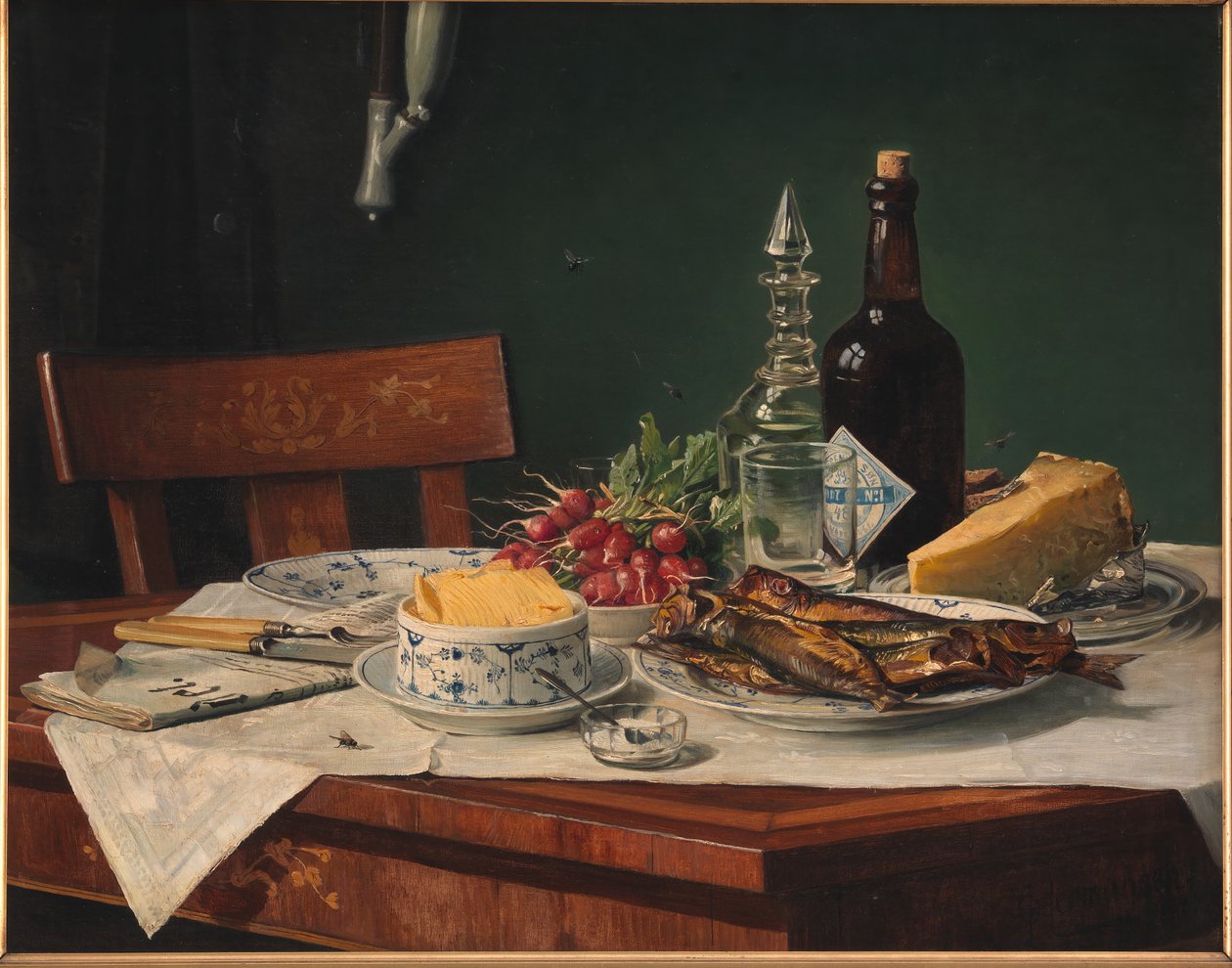 Uma mesa de almoço de O.A. Hermansen