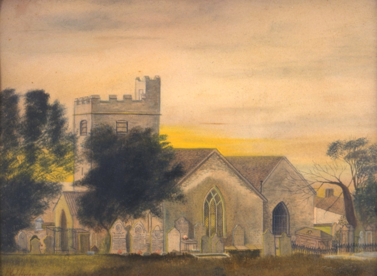Igreja Paroquial Mynyddislwyn, 1915 de Obediah Hodges
