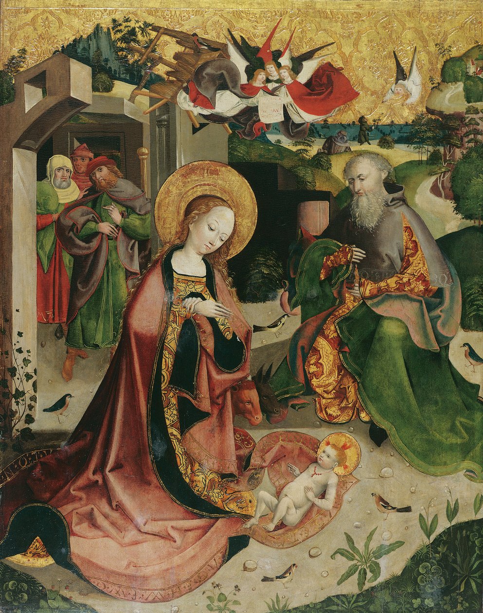 Nascimento de Cristo de Oberösterreichischer Maler