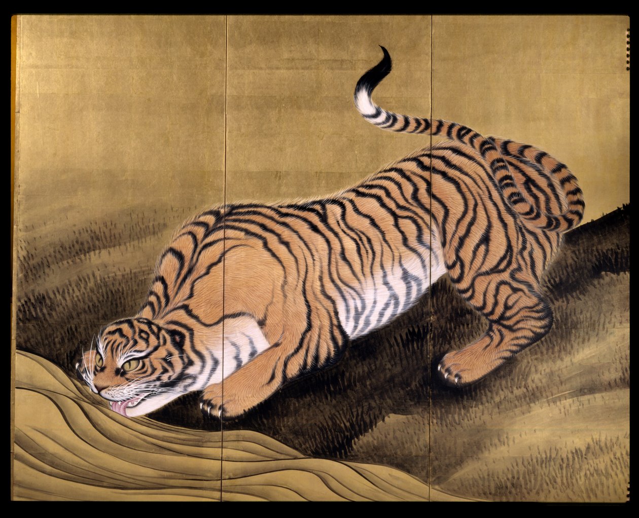 Tigres numa Paisagem de Obun Kunii