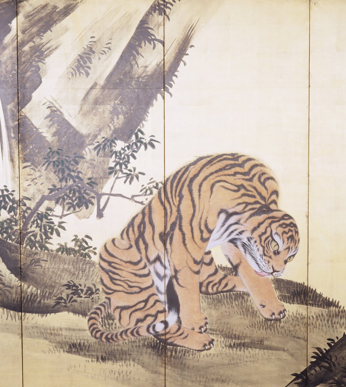 Tigres numa Paisagem de Obun Kunii