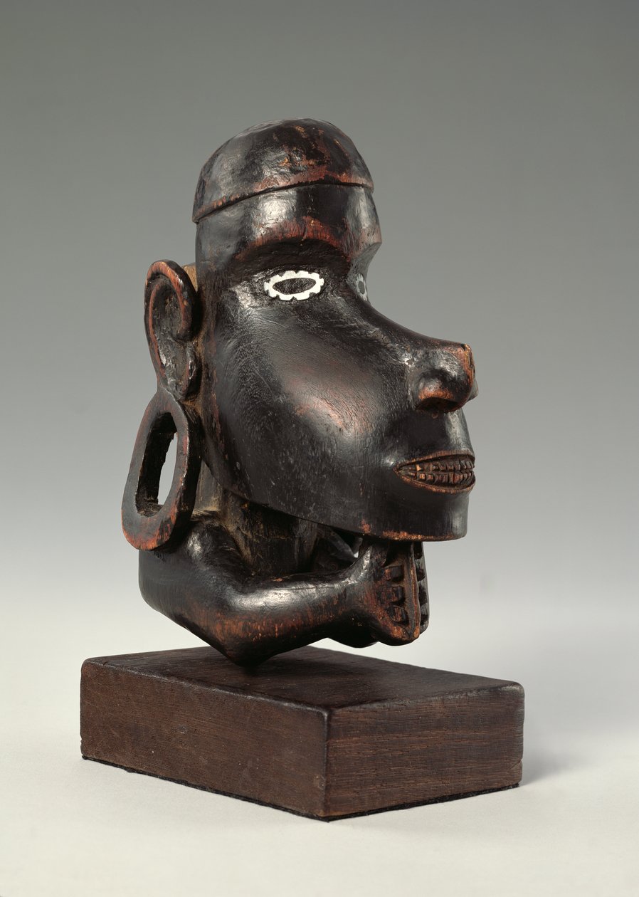 Figuras de proa de proa de canoa (byzuzuzu) das Ilhas Salomão (madeira) de Oceanic