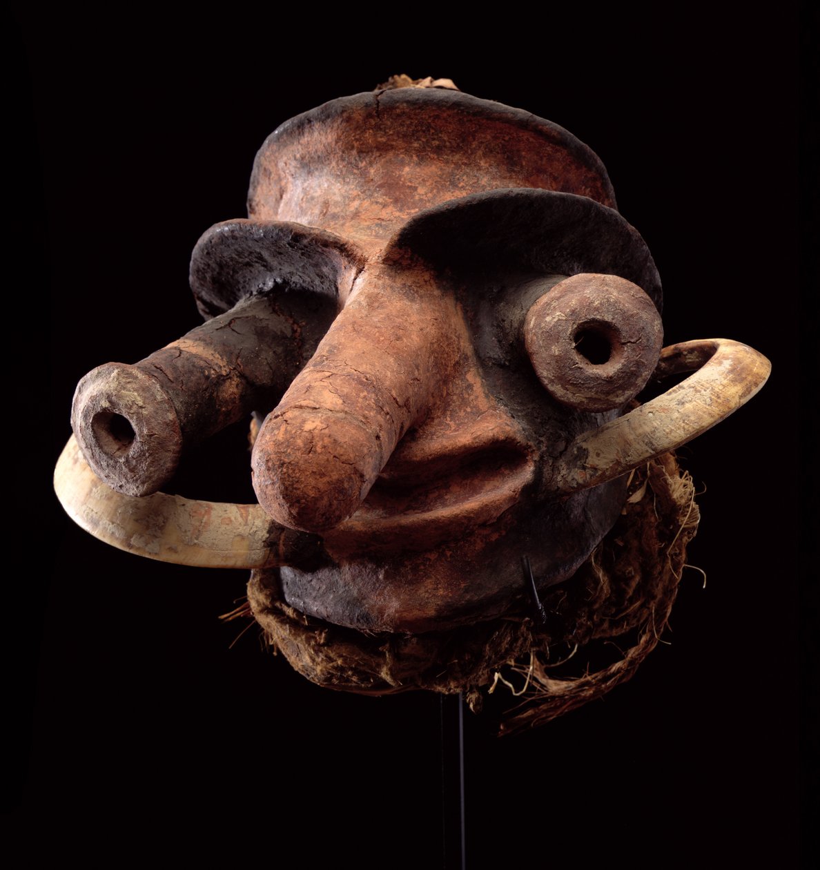 Vanuatu Puppet Head, da Malekula Island (anteriormente New Hebrides) Oceania (mixed media) de Oceanic