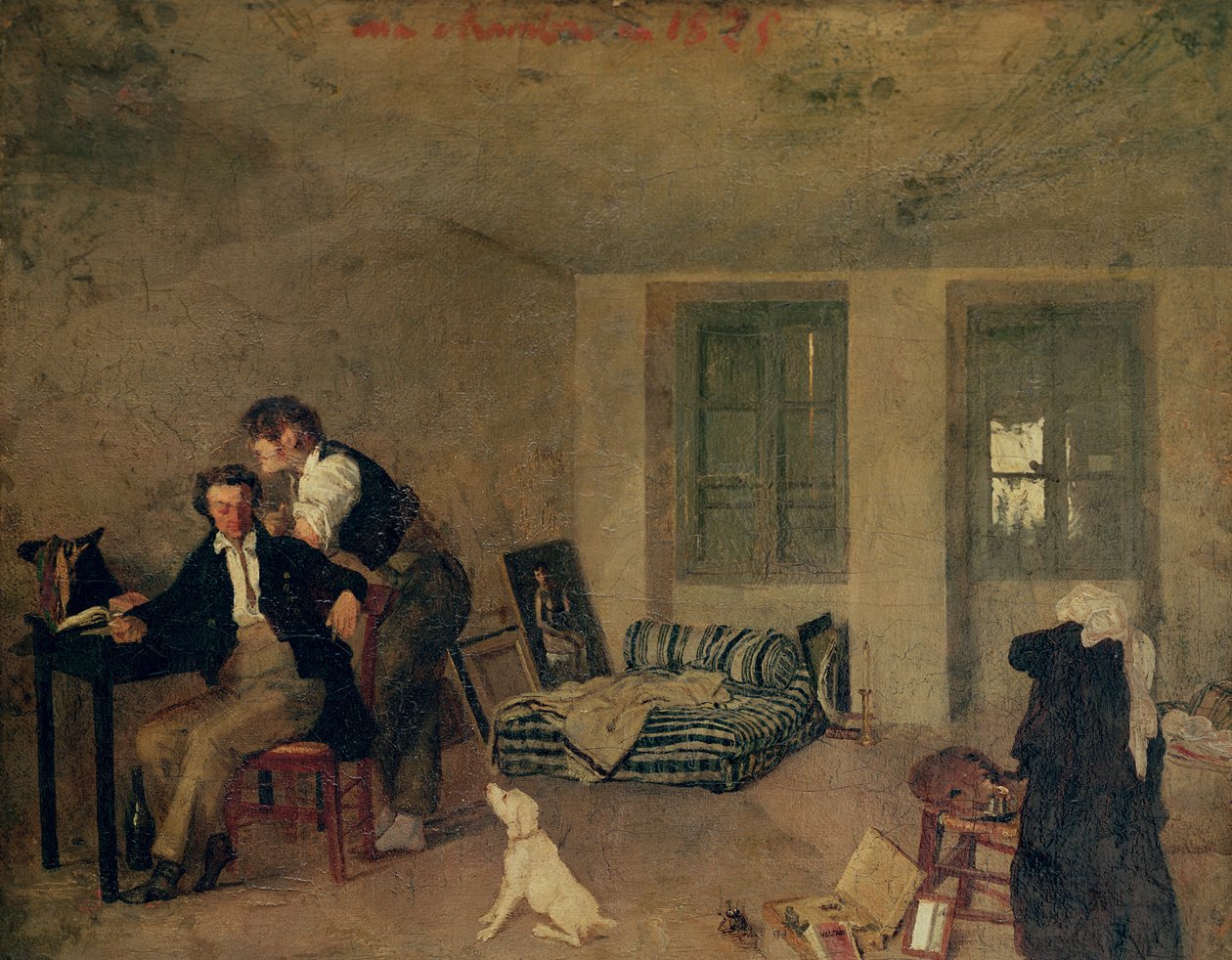 Meu quarto em 1825 de Octave Tassaert