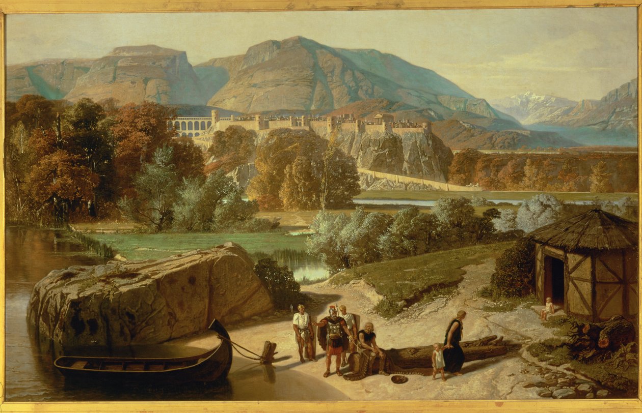 Uma villa romana nos Alpes da Dauphine, pouco depois da conquista da Gália de Octave Penguilly l