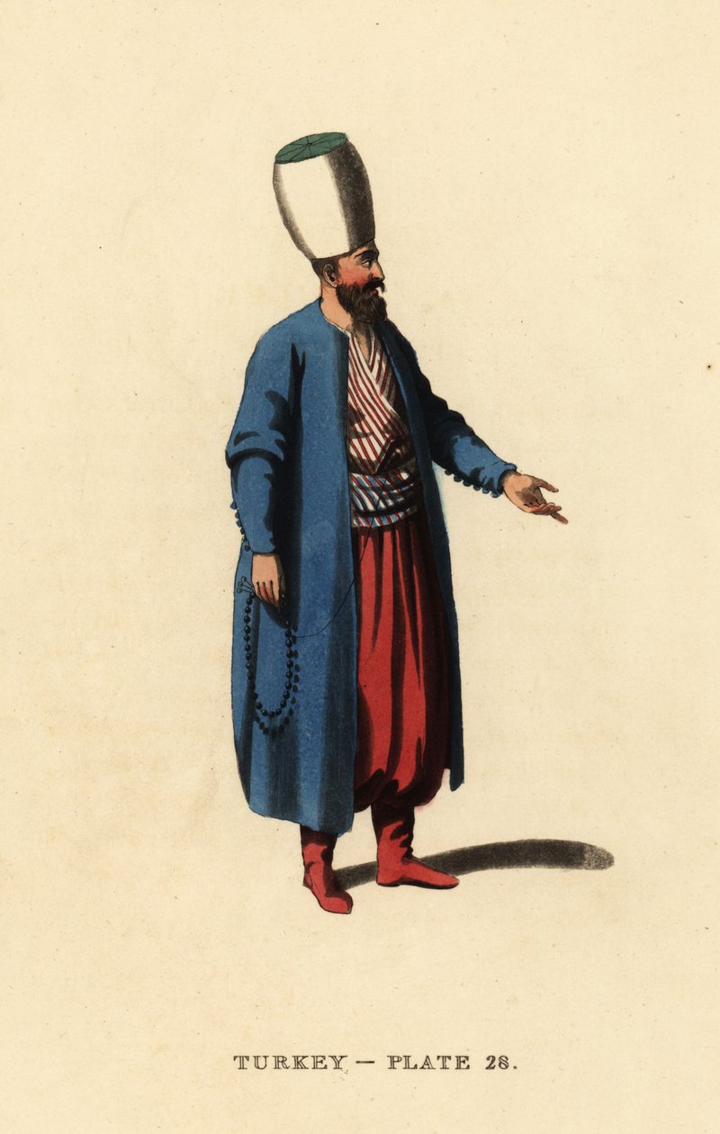 Oficial dos Janissários ou da Infantaria Otomana de Octavian (after) Dalvimart