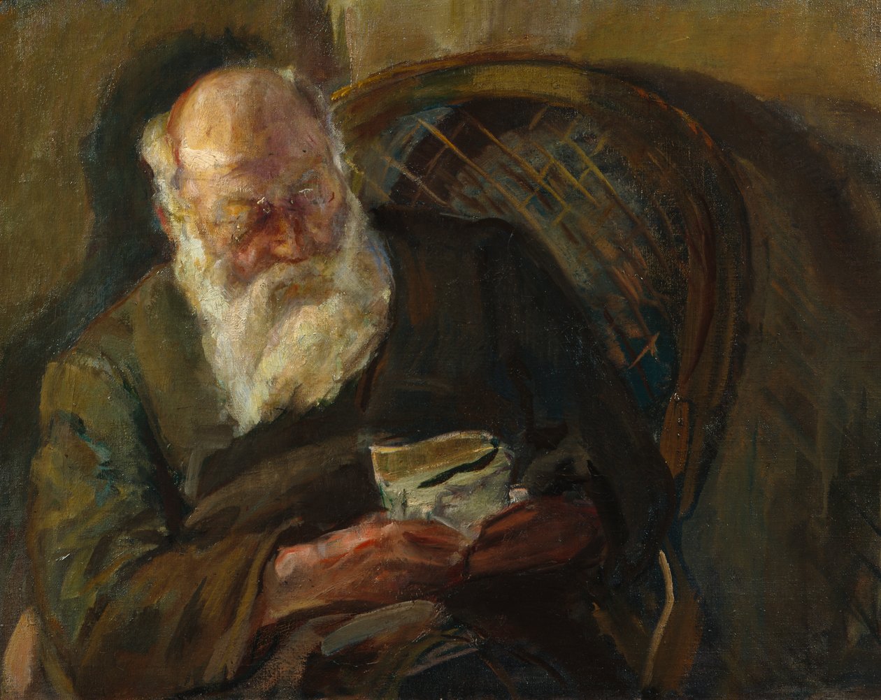 Christian Krohg, ca. 1920 (pintura) de Oda Krohg