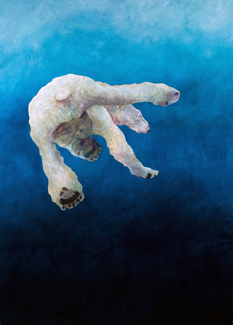 Ursus maritimus 1, 2010 (acrílico sobre linho) de Odile Kidd