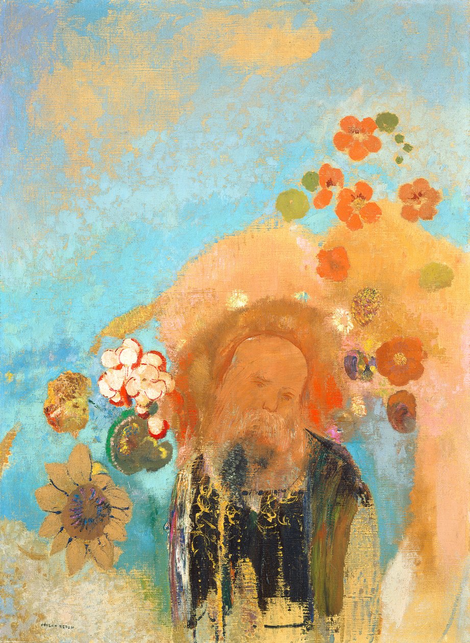 Evocação de Roussel, c. 1912 de Odilon Redon