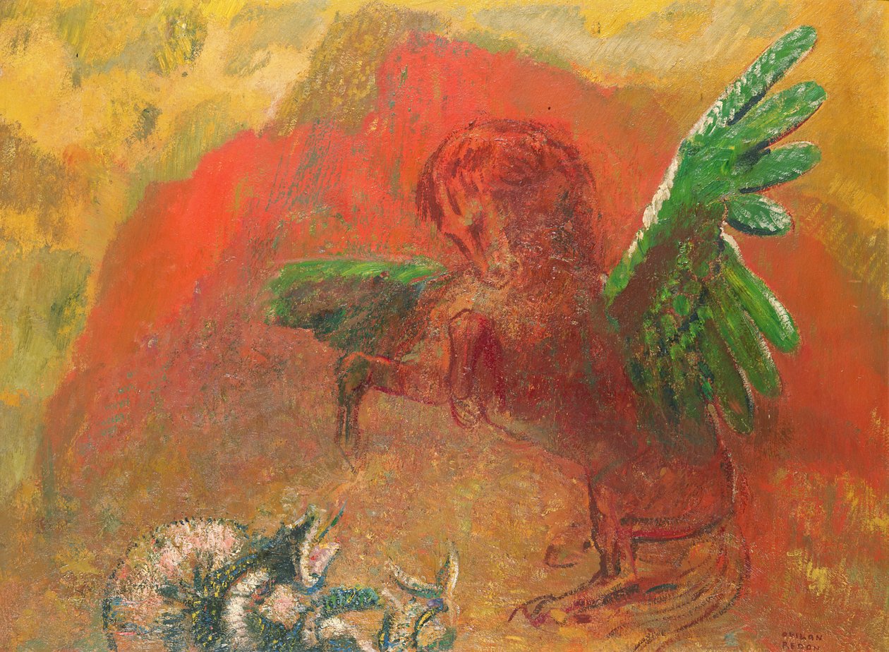 Pegasus Triunfante de Odilon Redon