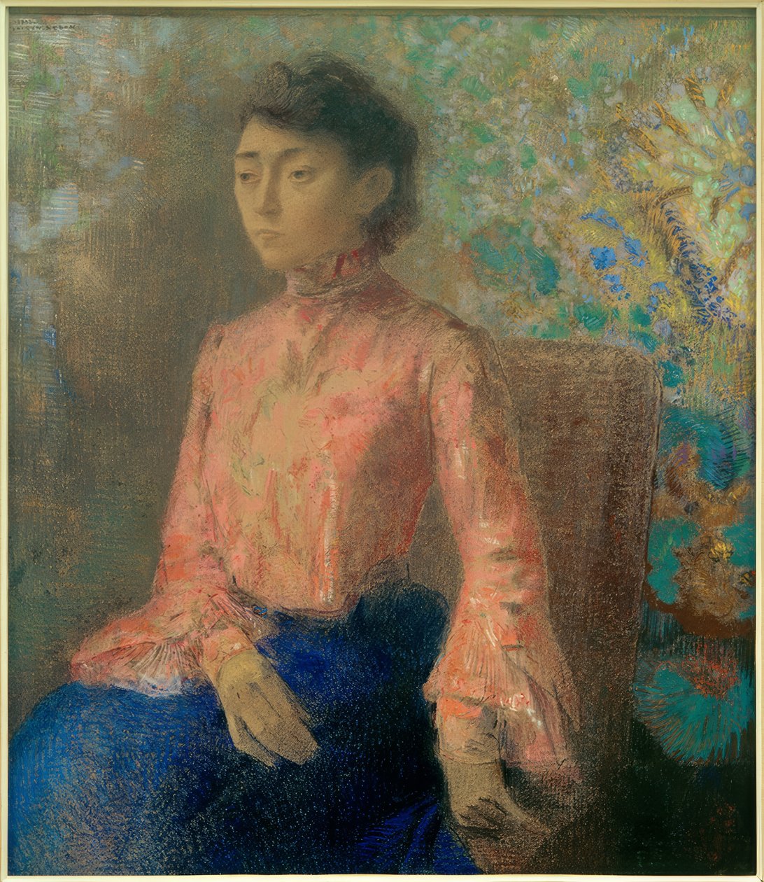 Porträt Mademoiselle Chaine de Odilon Redon