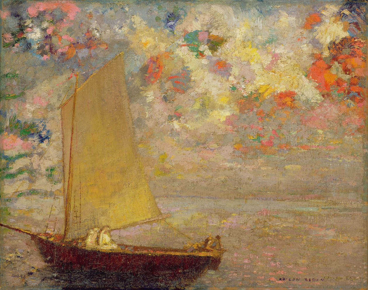 Veleiro, 1905 de Odilon Redon