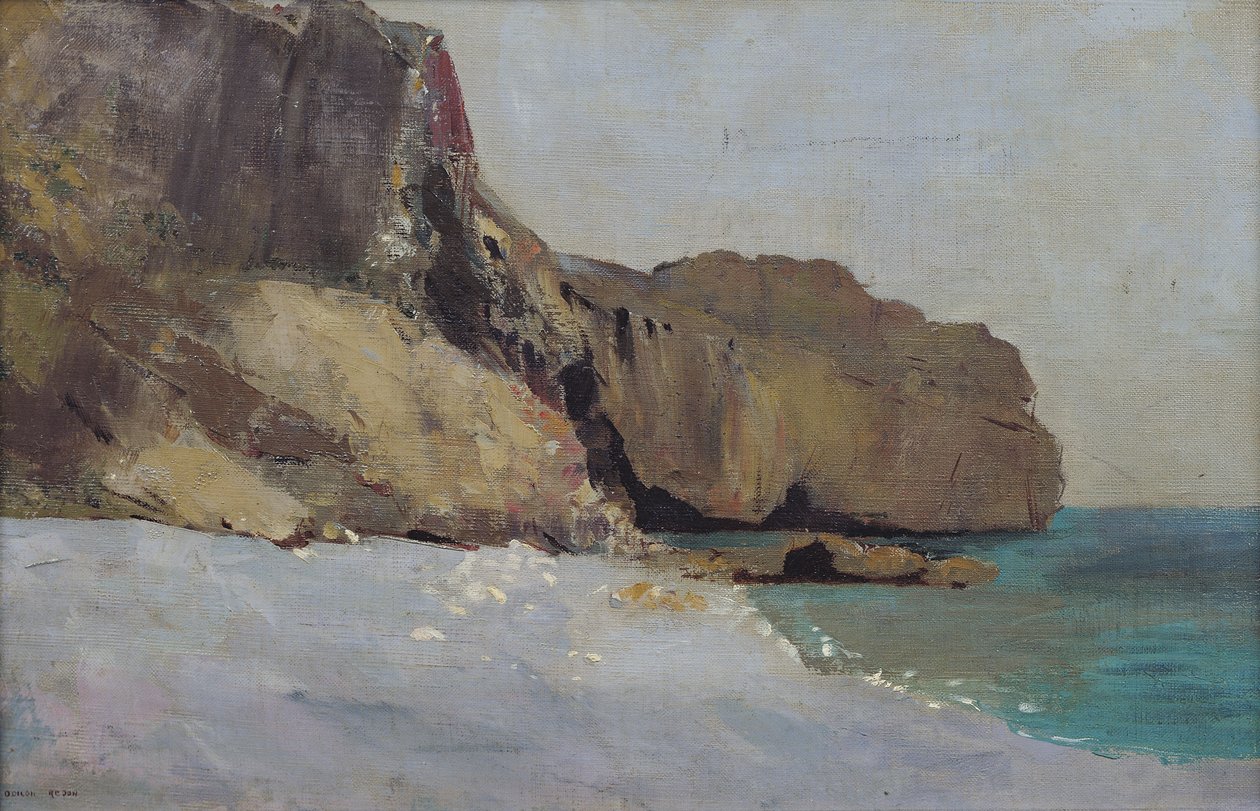 As rochas em Vallieres, perto de Royan de Odilon Redon
