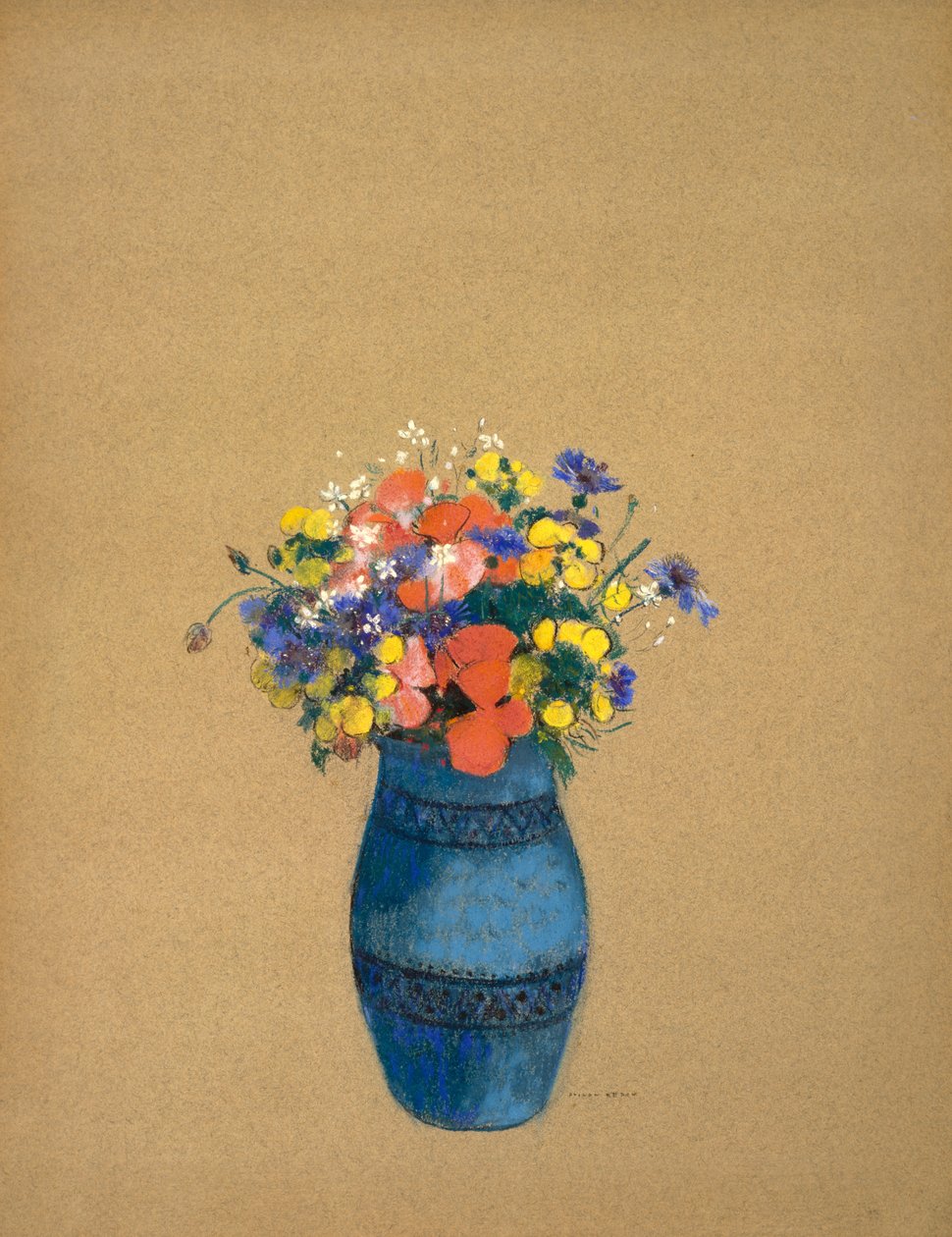 Vaso de Flores, 1909-10 de Odilon Redon