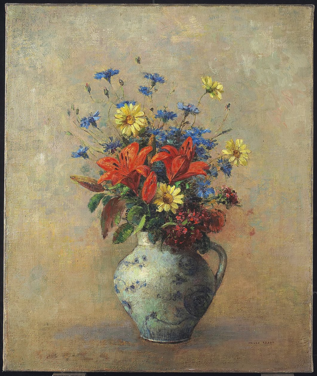 Vaso de Flores, c.1915 de Odilon Redon