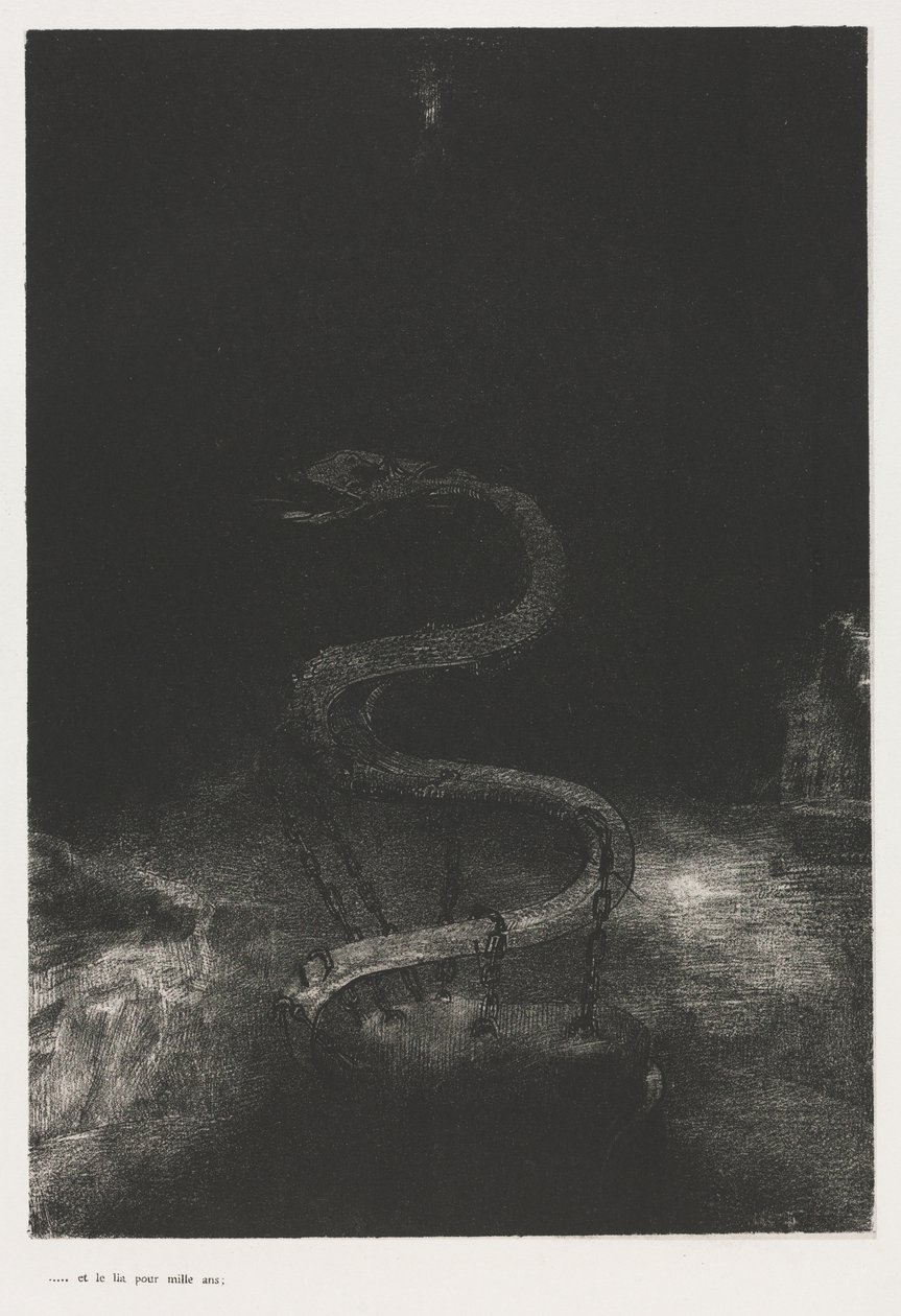E amarrou-o por mil anos de Odilon Redon