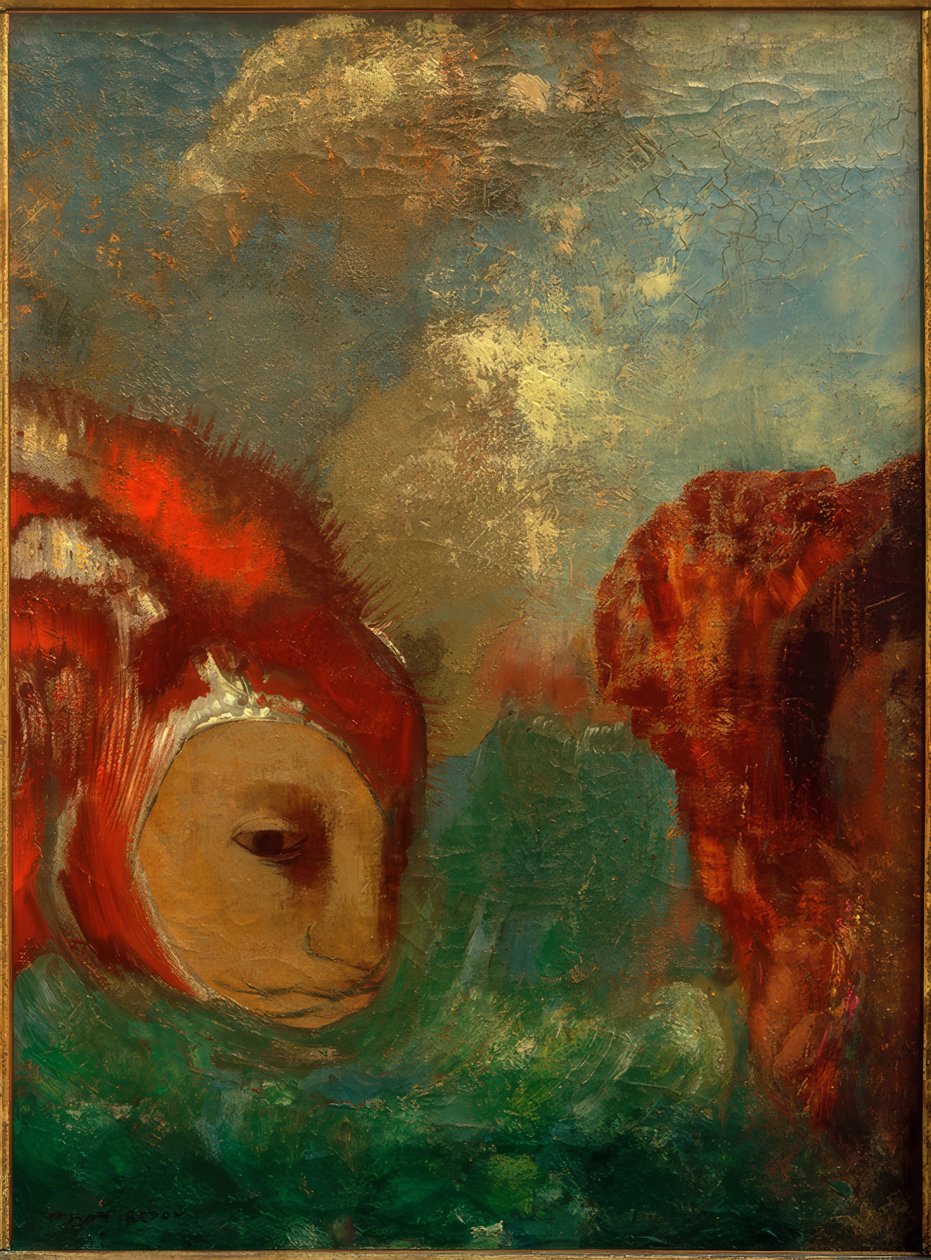 Angelika e o dragão de Odilon Redon