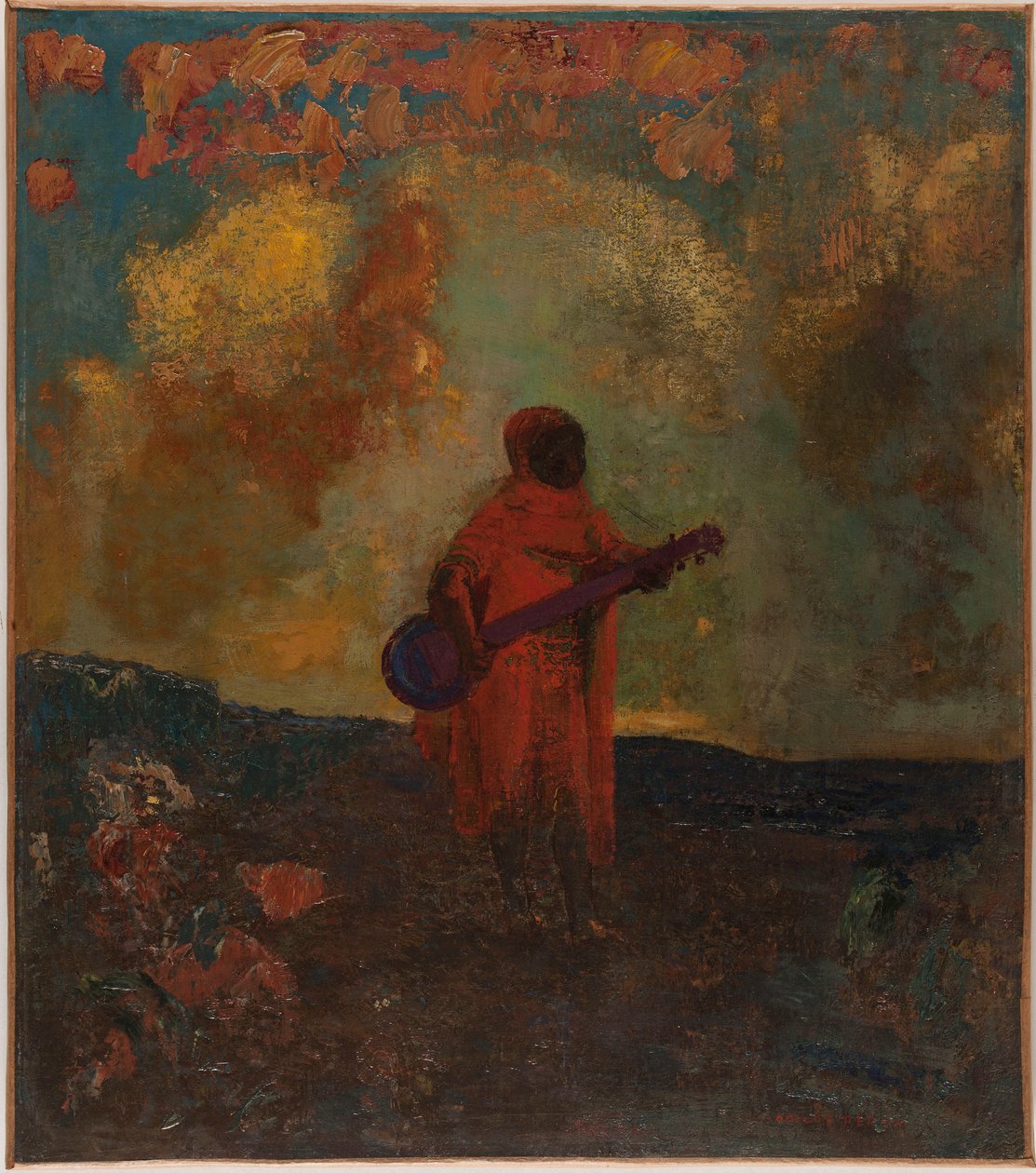 Músico árabe de Odilon Redon