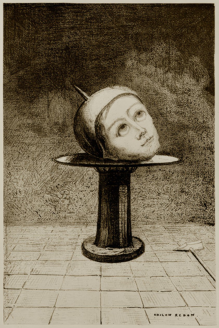 Na concha de Odilon Redon