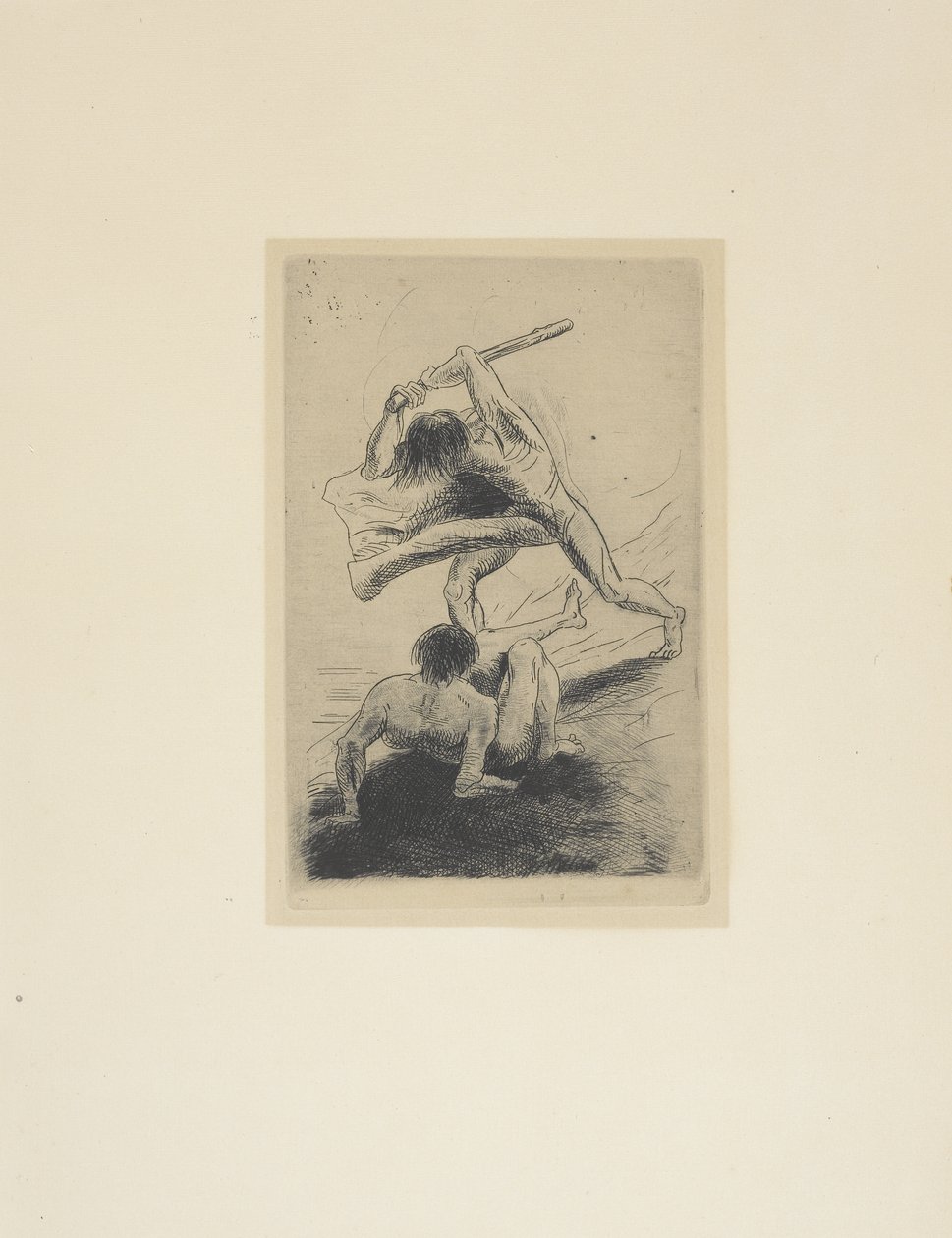 Caim e Abel de Odilon Redon