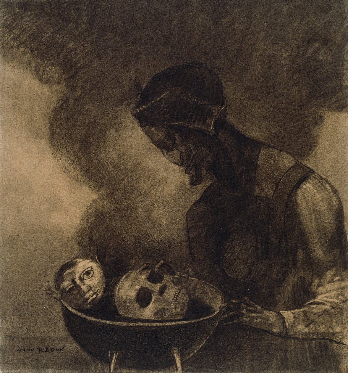 Caldeirão da Feiticeira de Odilon Redon