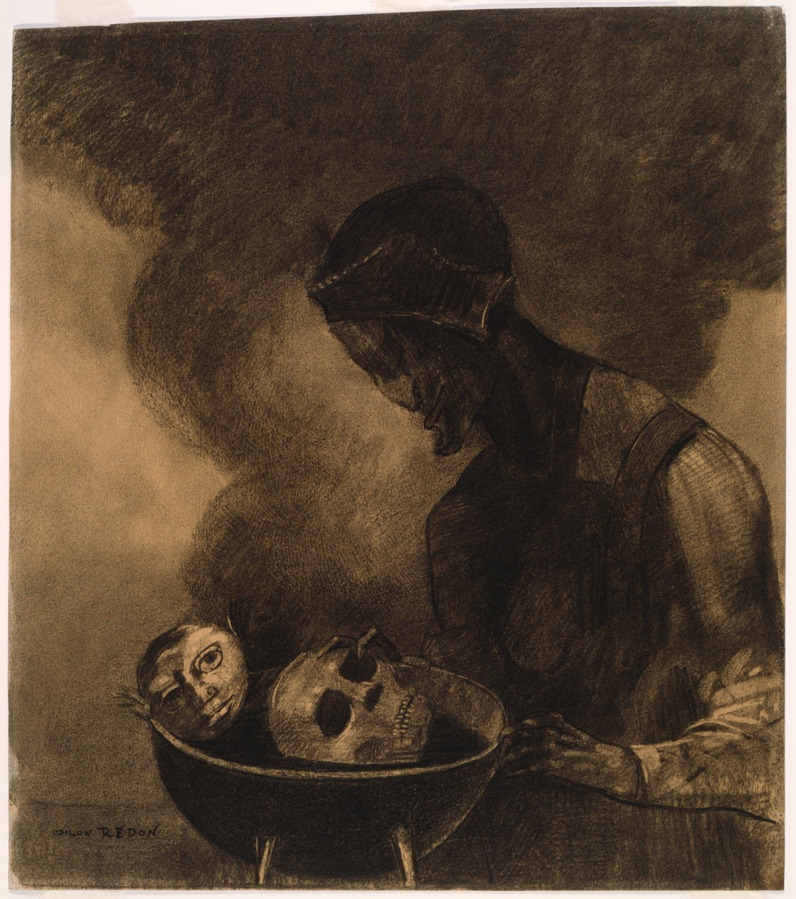 Caldeirão da Feiticeira de Odilon Redon